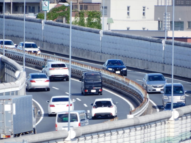 高速道路の様子